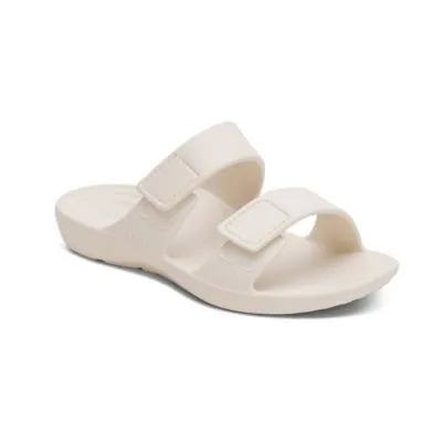 Aetrex Kaia Ivory Women's Flipflops