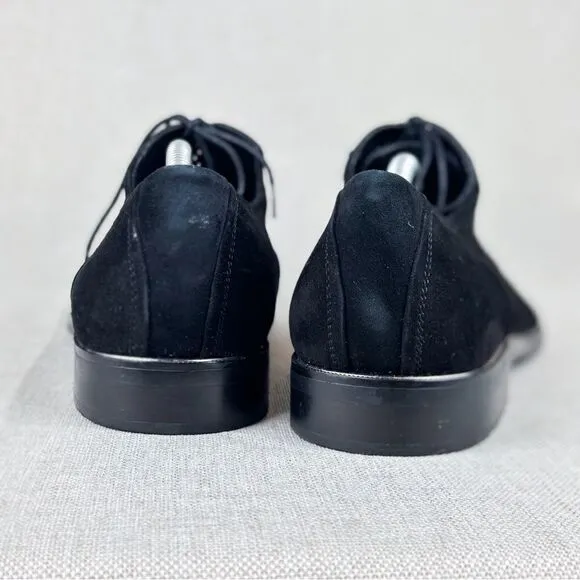 Aldo Men’s Black Suede Oxfords size US 12