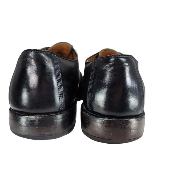 Allen Edmonds Oxfords sz 11.5 D Men Dellwood Black Split Toe Leather Vibram READ