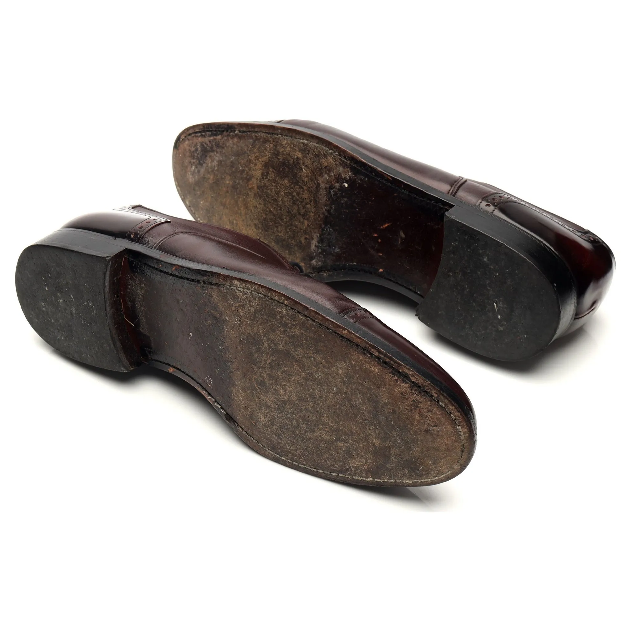 'Andy' Oxblood Leather Oxford Semi Brogues UK 11 F
