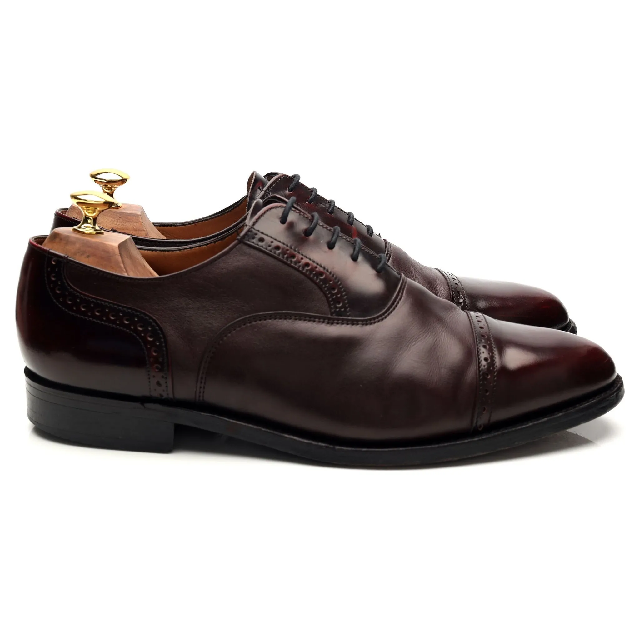 'Andy' Oxblood Leather Oxford Semi Brogues UK 11 F