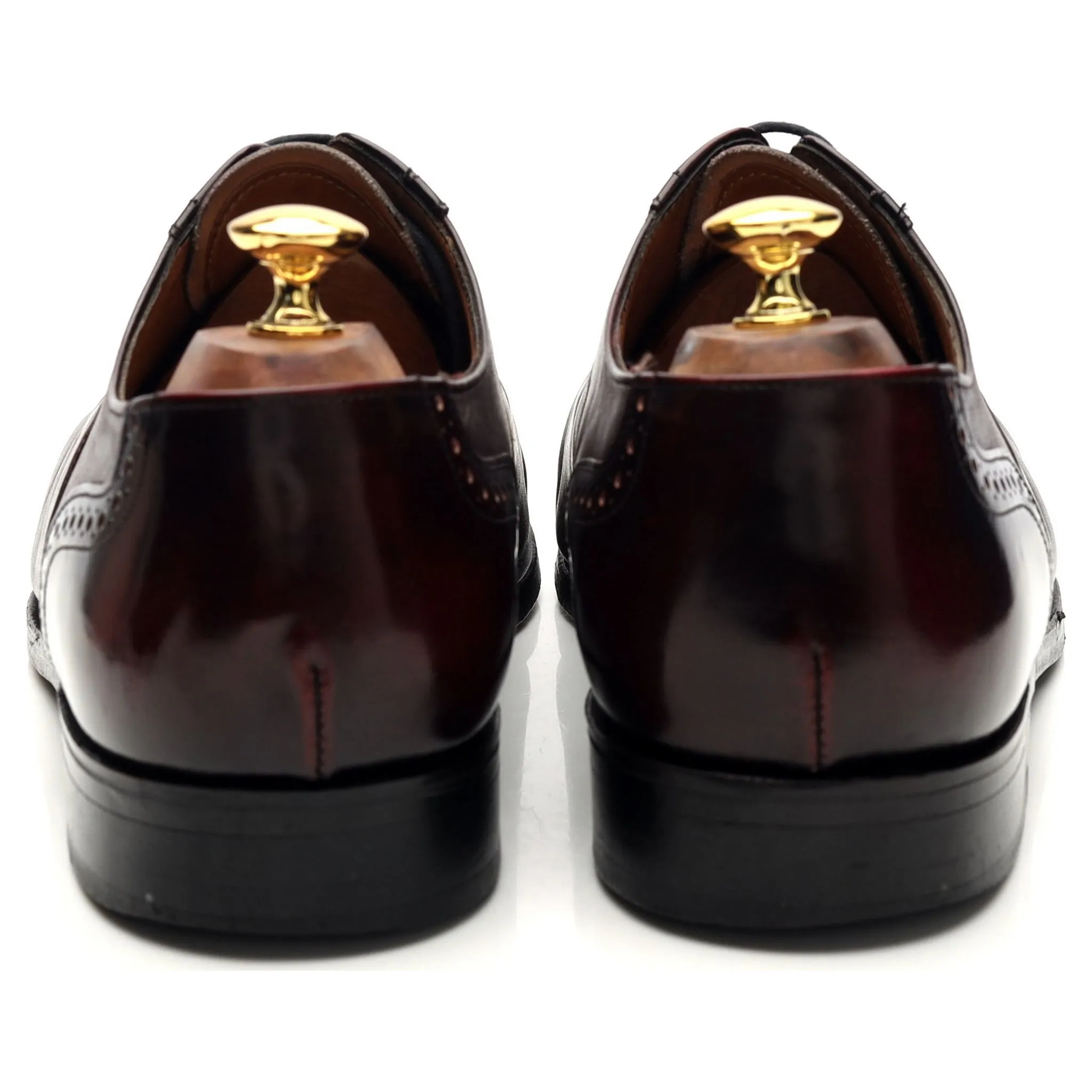 'Andy' Oxblood Leather Oxford Semi Brogues UK 11 F