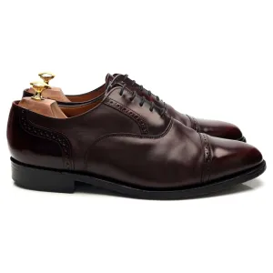 'Andy' Oxblood Leather Oxford Semi Brogues UK 11 F