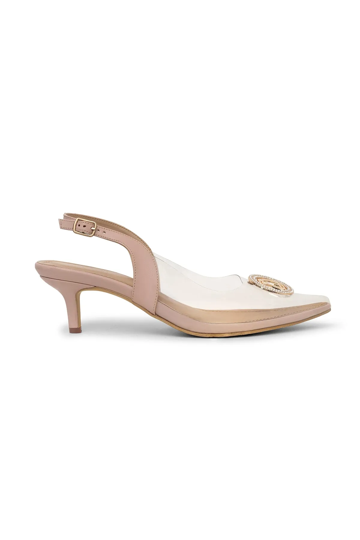 Ariana Kitten Heels - Nude