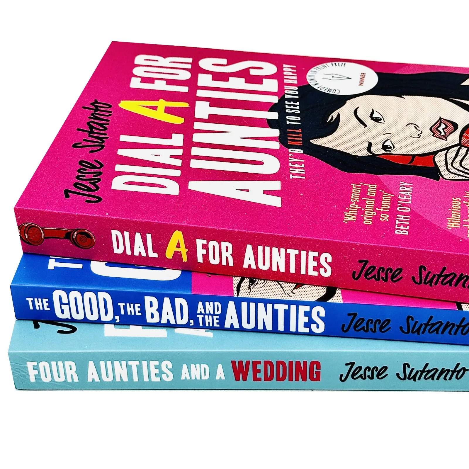 Aunties Series 3 Books Collection Set By Jesse Sutanto (Dial A For Aunties)