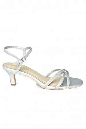 Aurelia Glitter Silver Glitter Round Toe Kitten