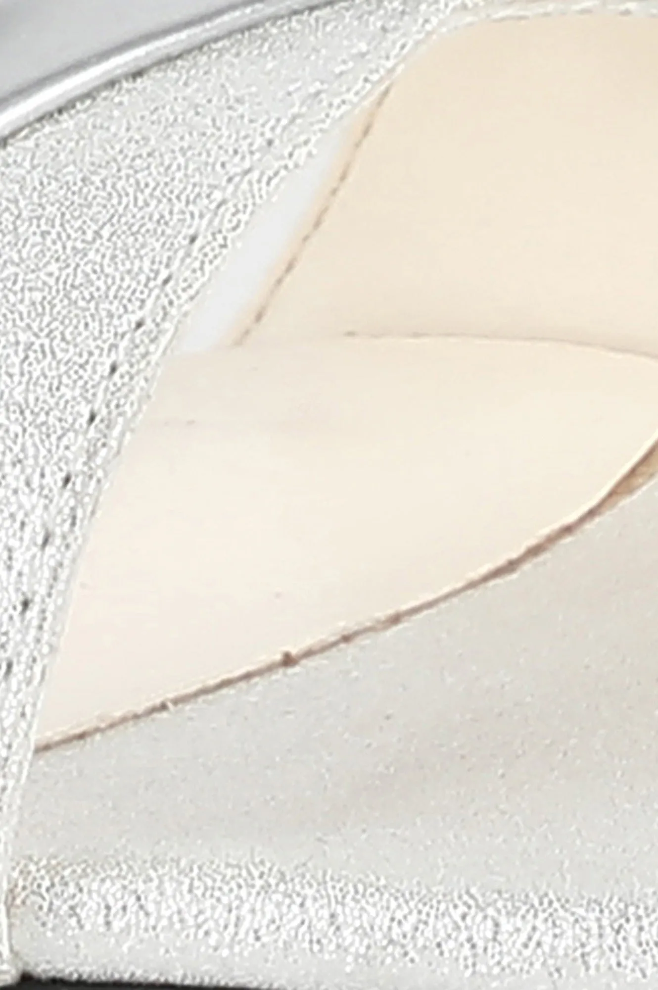 Aurelia Silver Square Toe Textured Kitten Heel - ZGeorgina