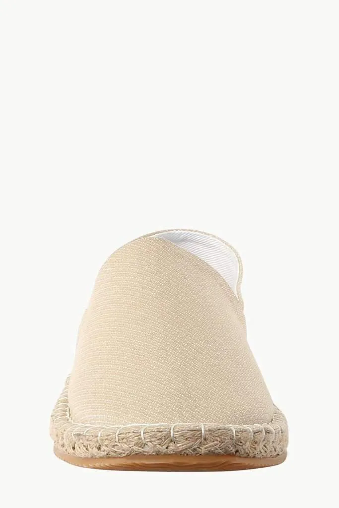 Beige Print Slip-On Espadrilles