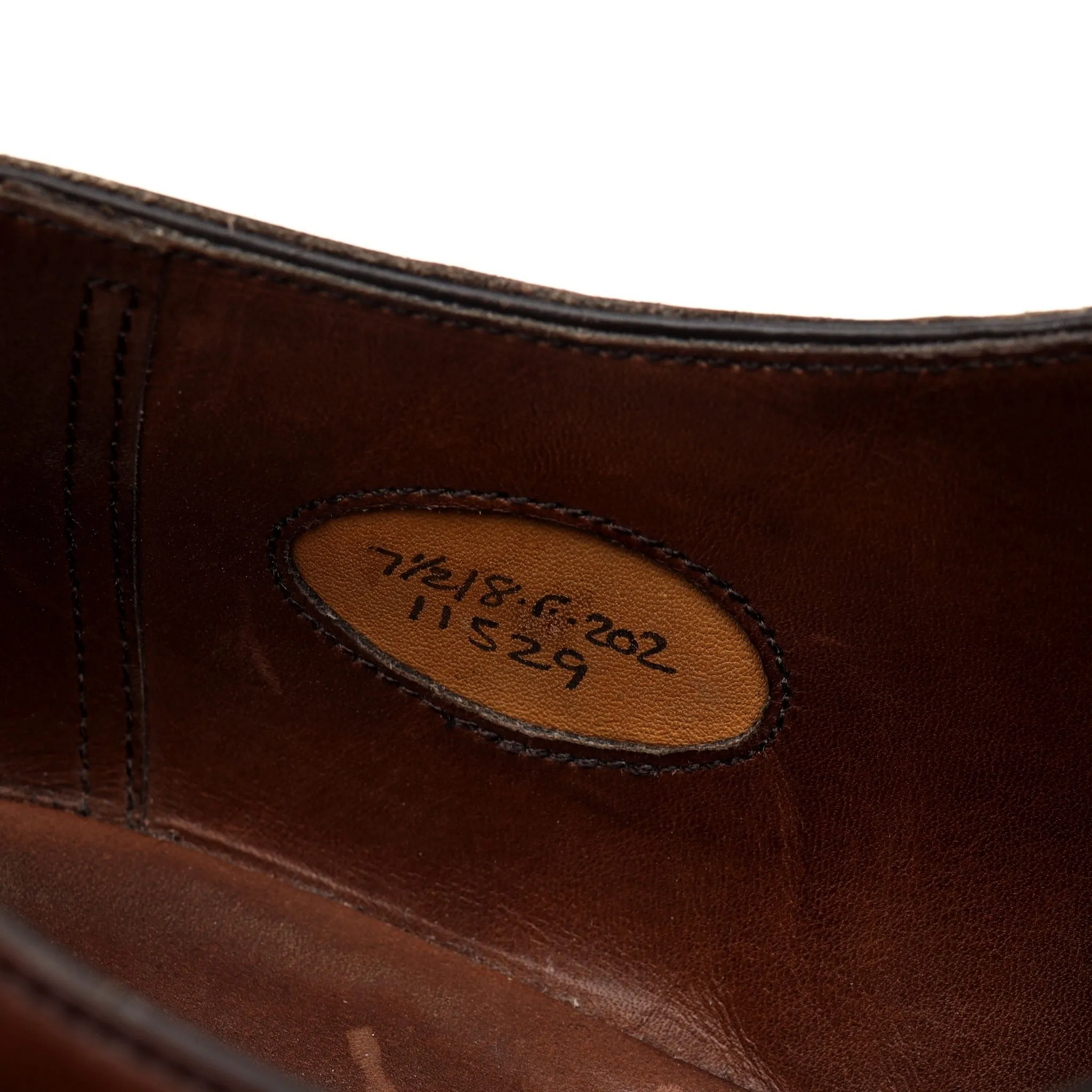 'Berkeley' Brown Leather Oxford UK 7.5 F