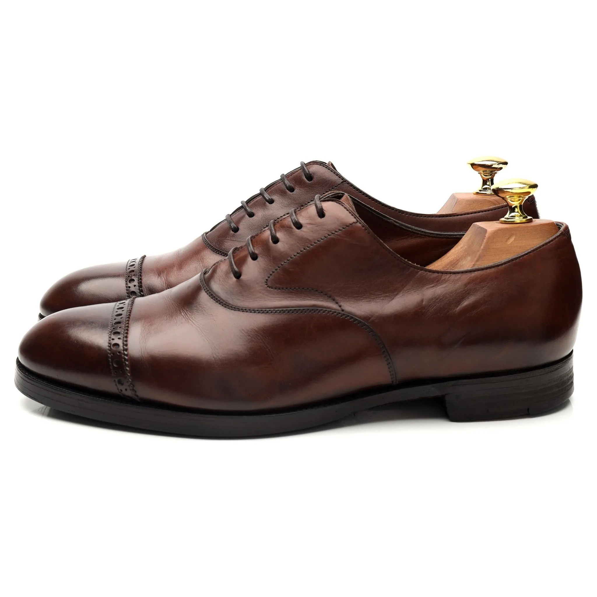 'Berkeley' Brown Leather Oxford UK 7.5 F