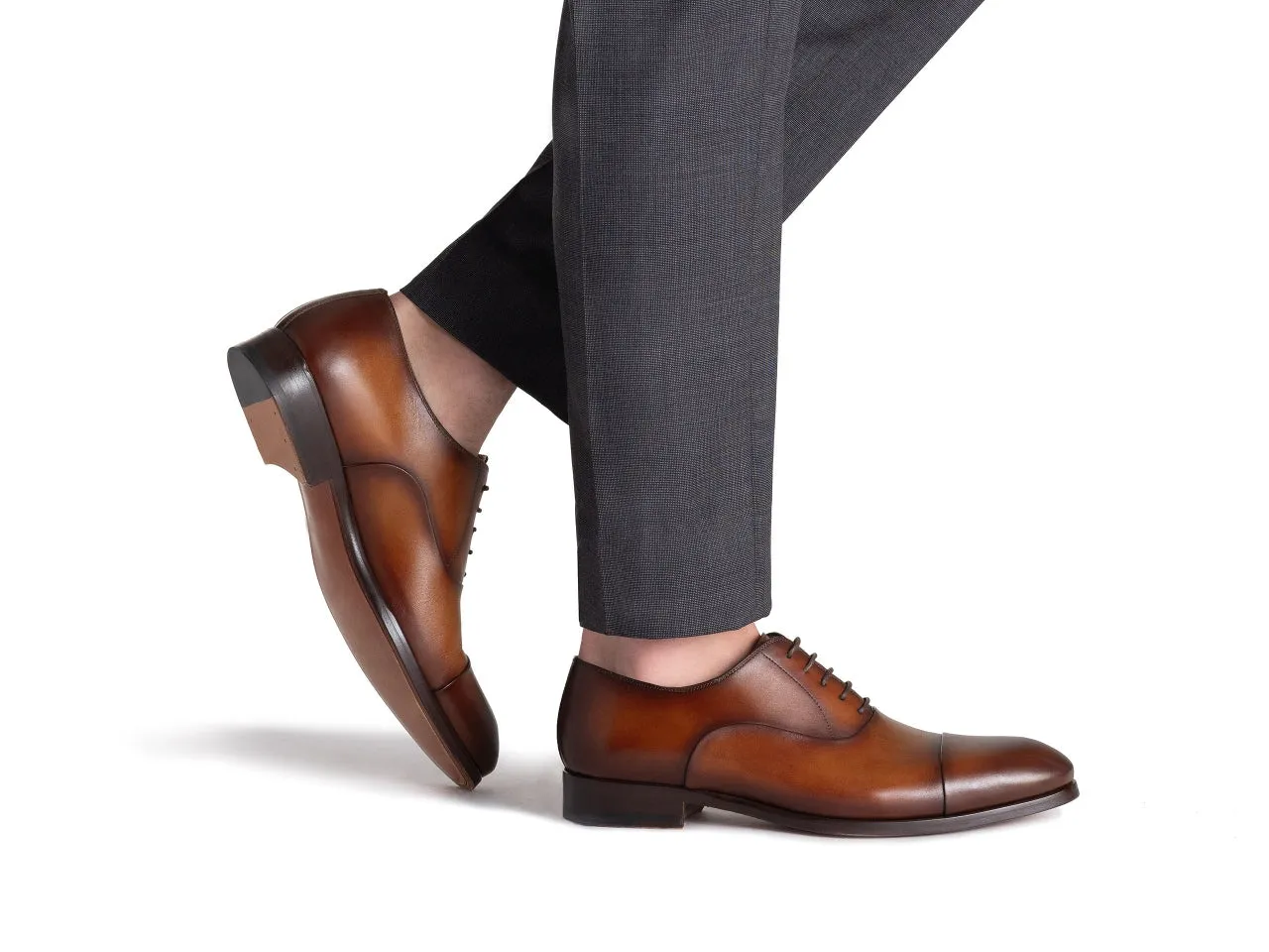 Besro Brown Oxford Shoes