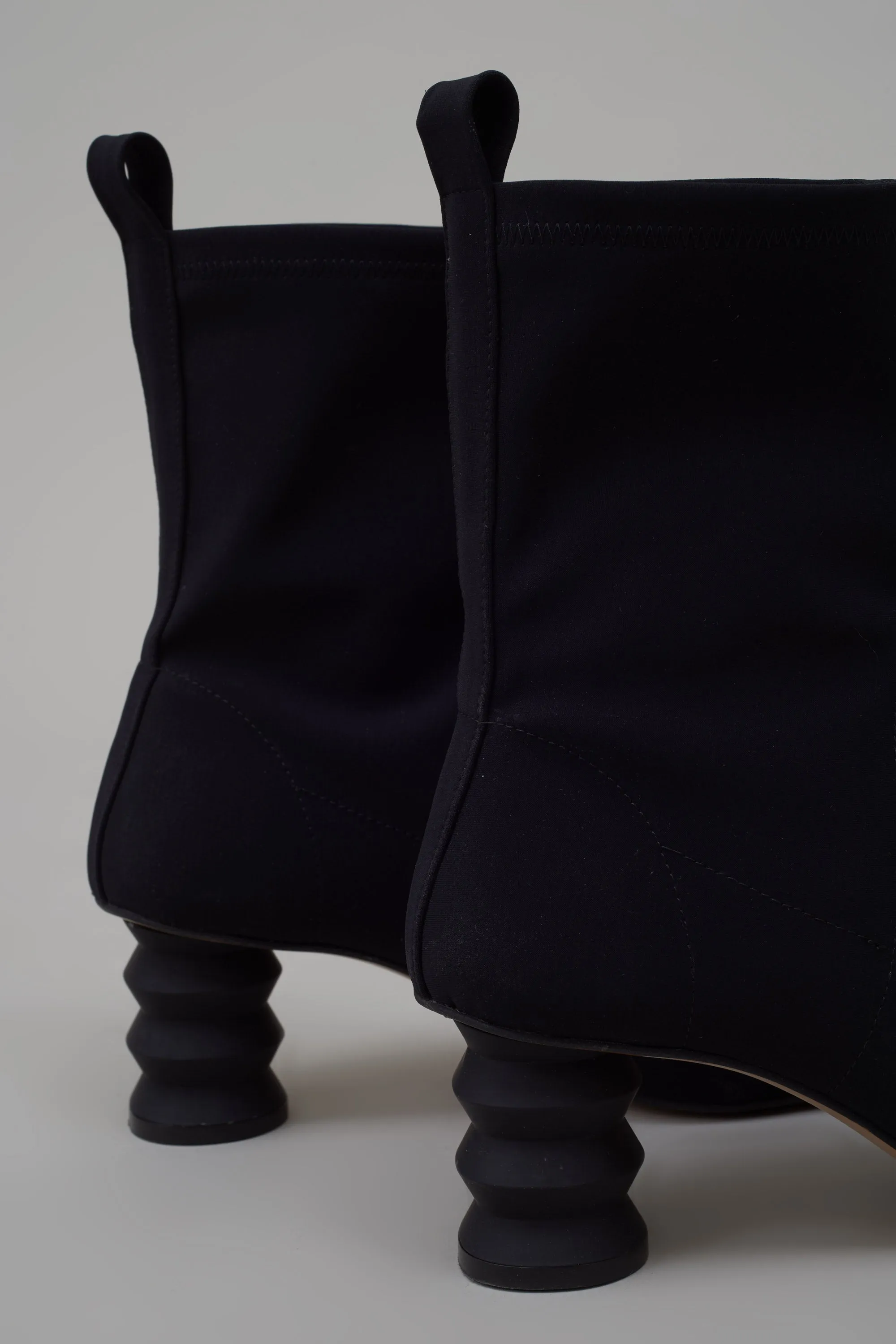 Binx Boot in Matte Lycra - Black
