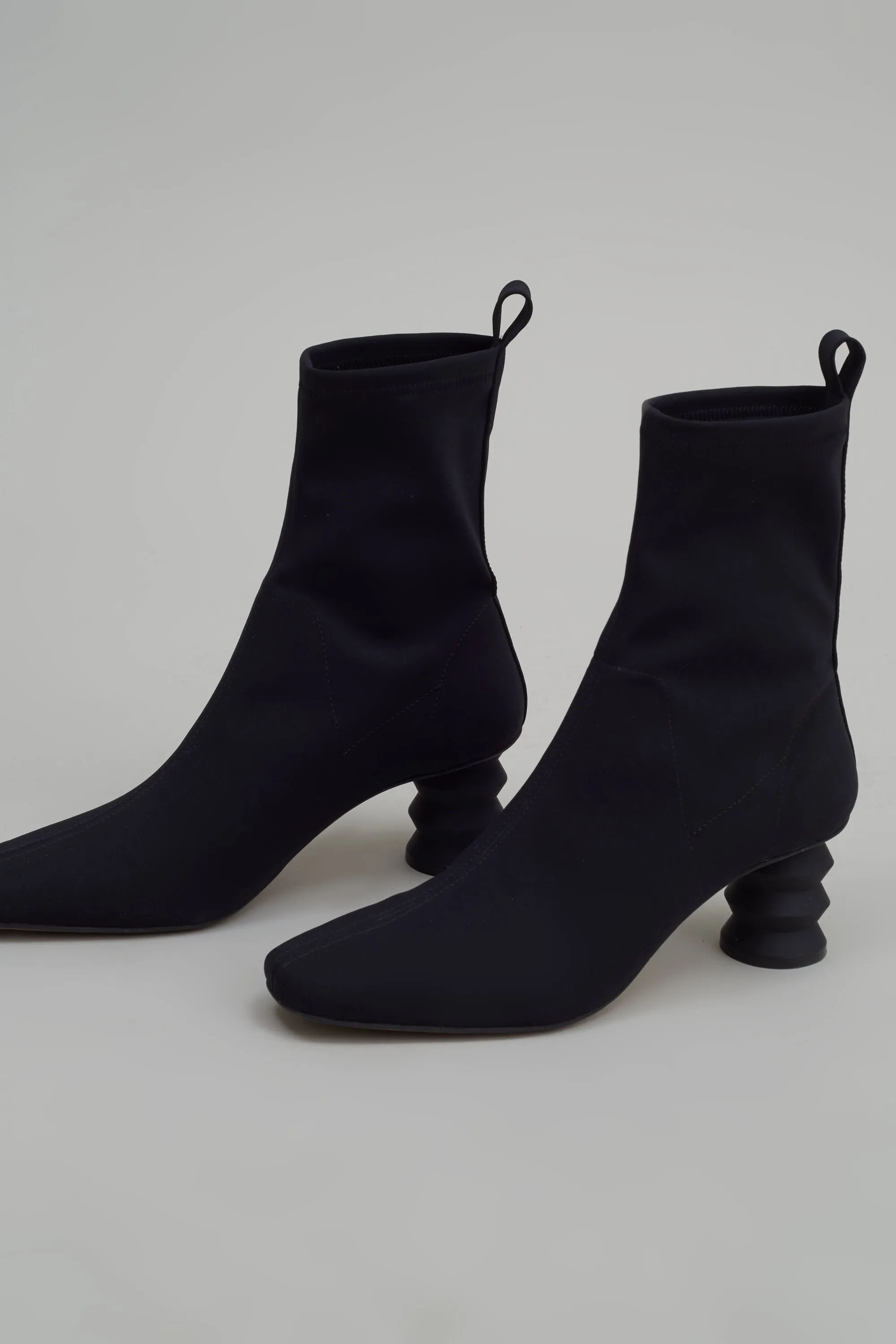Binx Boot in Matte Lycra - Black