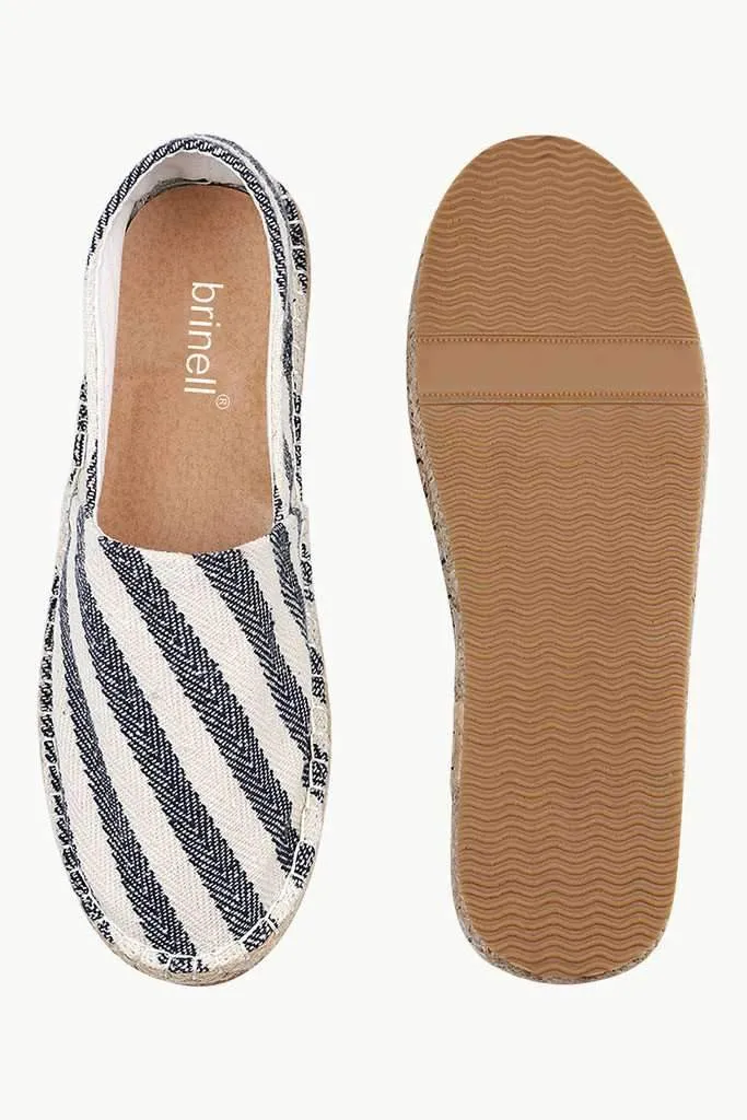 Black Reverse Stripe Slip On