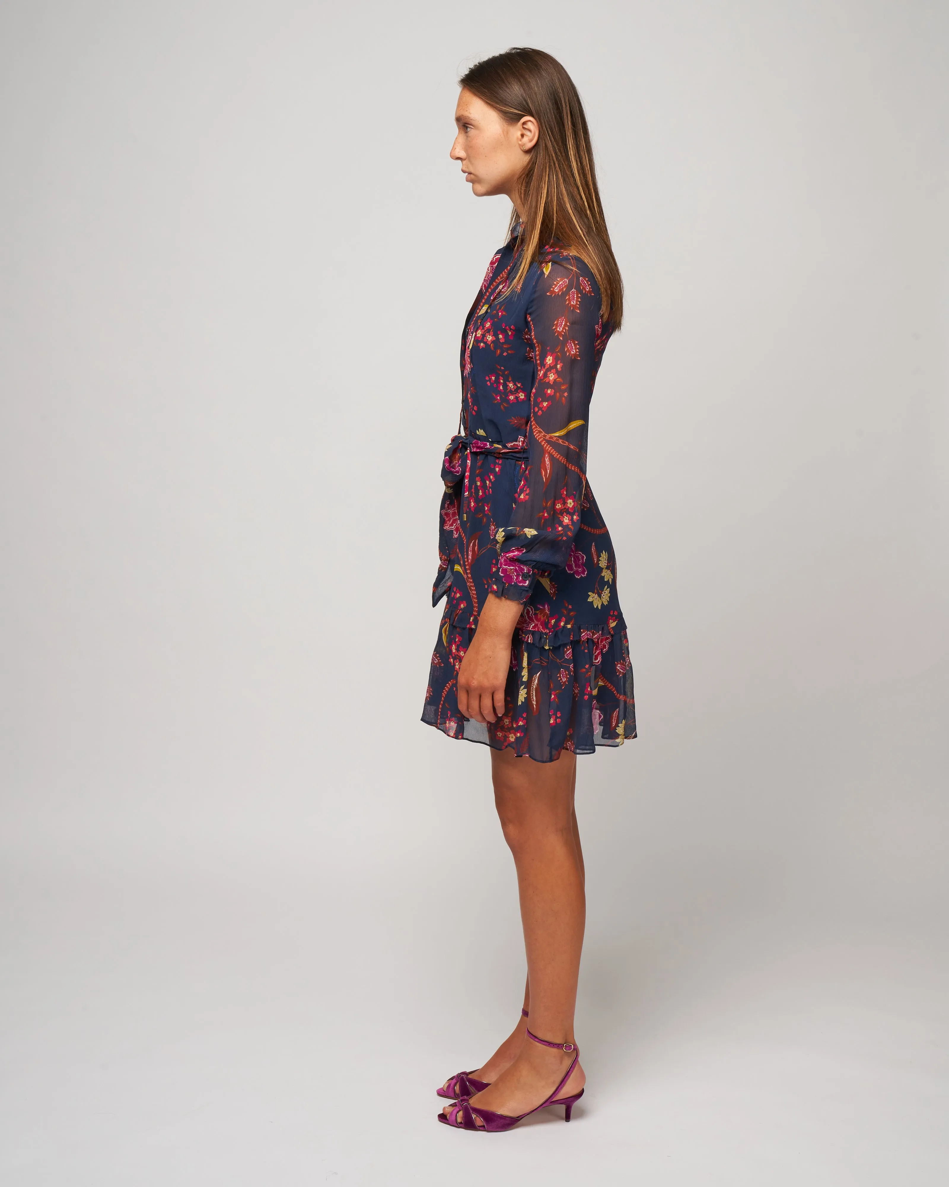 blair dress - ophelia floral midnight