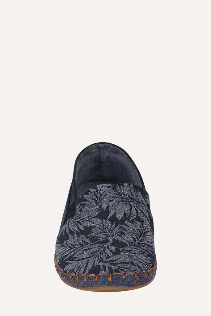 Blue Beach Print Espadrilles