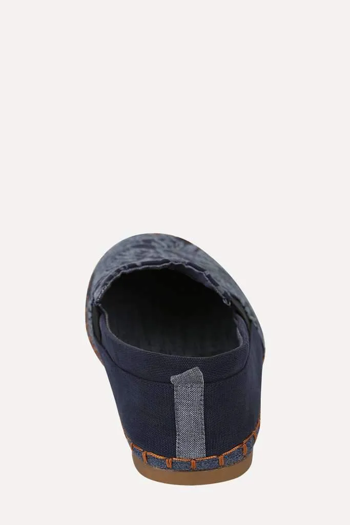 Blue Beach Print Espadrilles