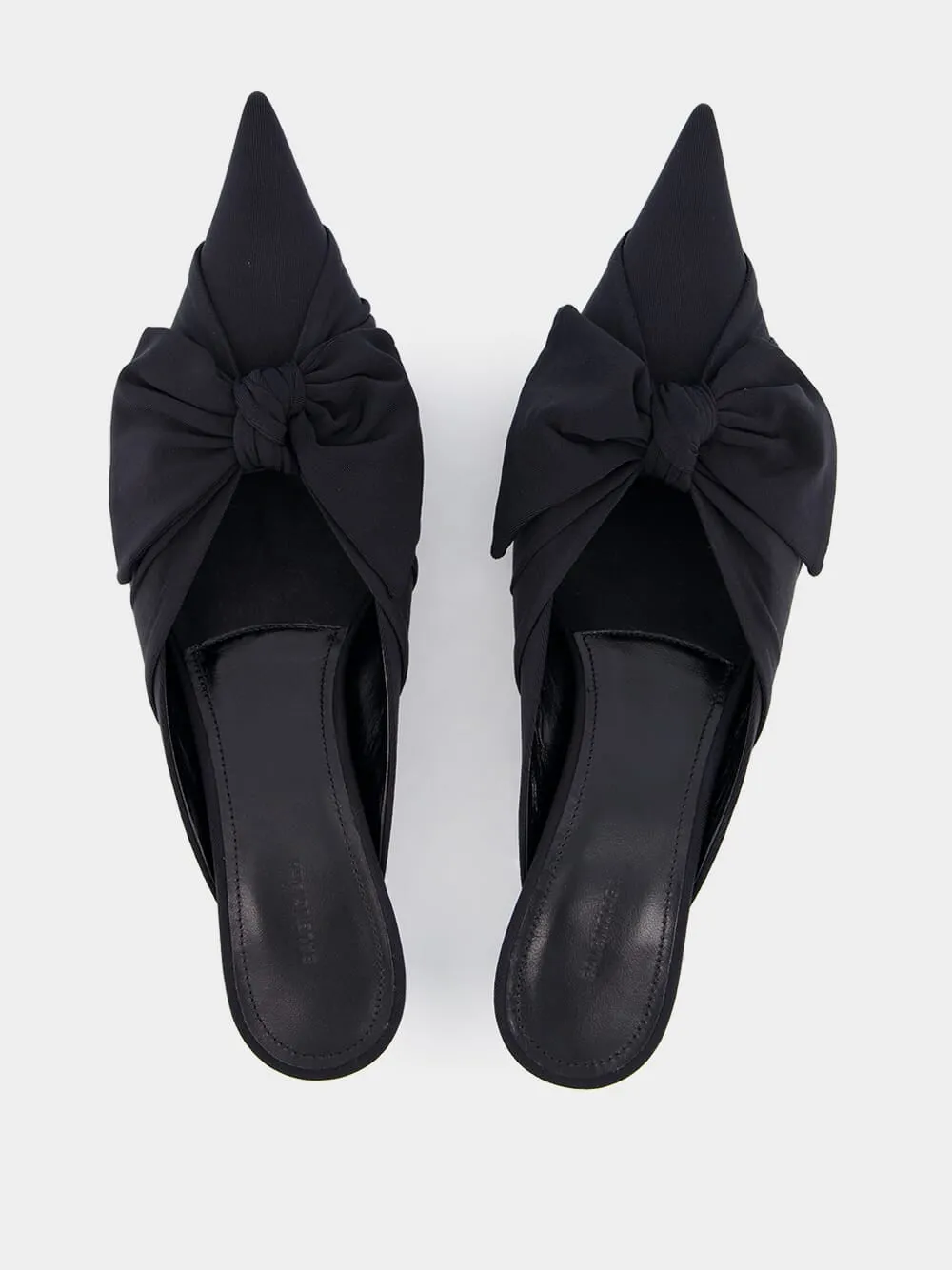 Bow-Embellished 40mm Mules