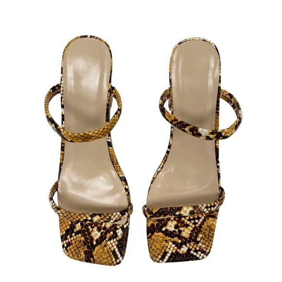 Brenda Snake Skin Heel
