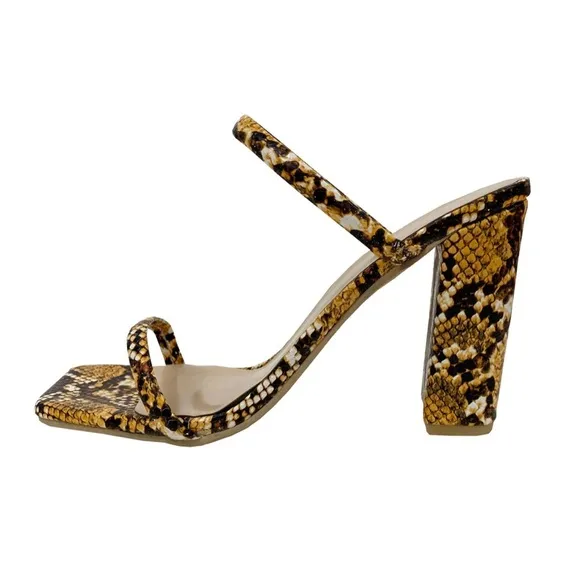 Brenda Snake Skin Heel