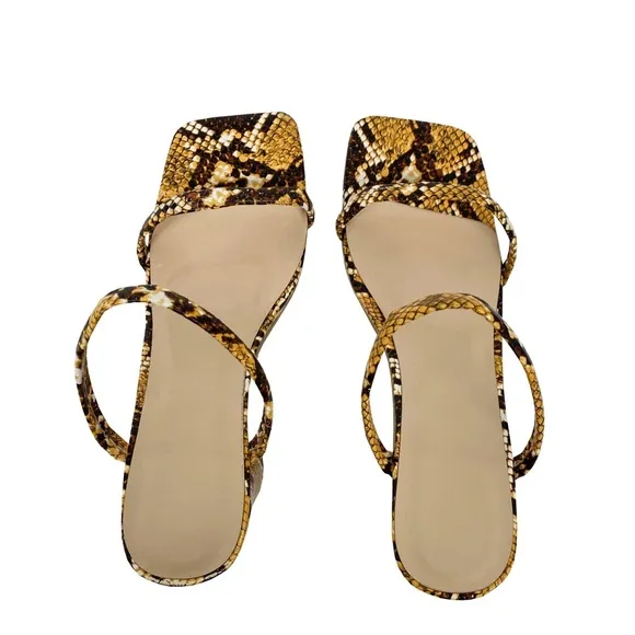 Brenda Snake Skin Heel