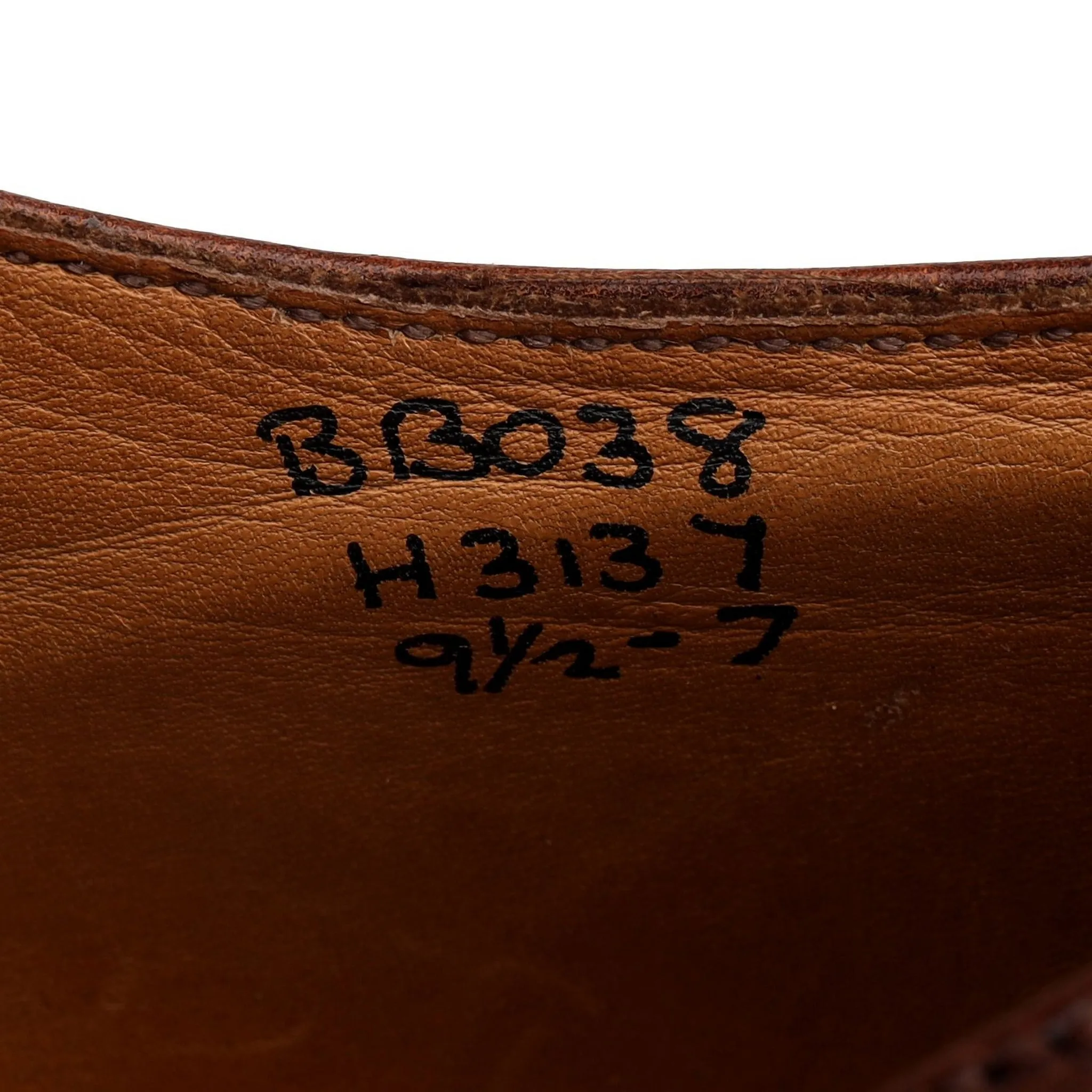 Brown Leather Oxford Brogues UK 9.5