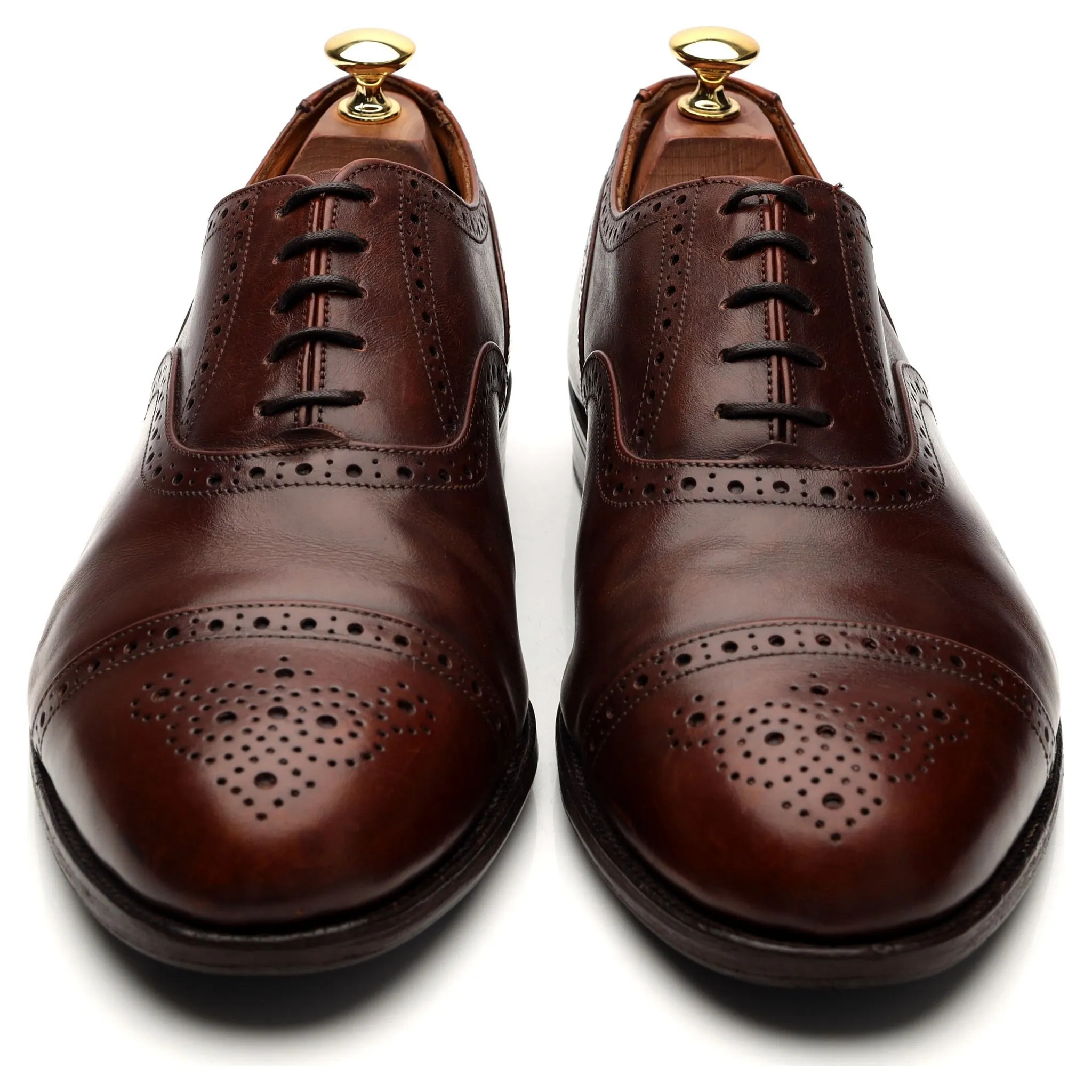 Brown Leather Oxford Brogues UK 9.5
