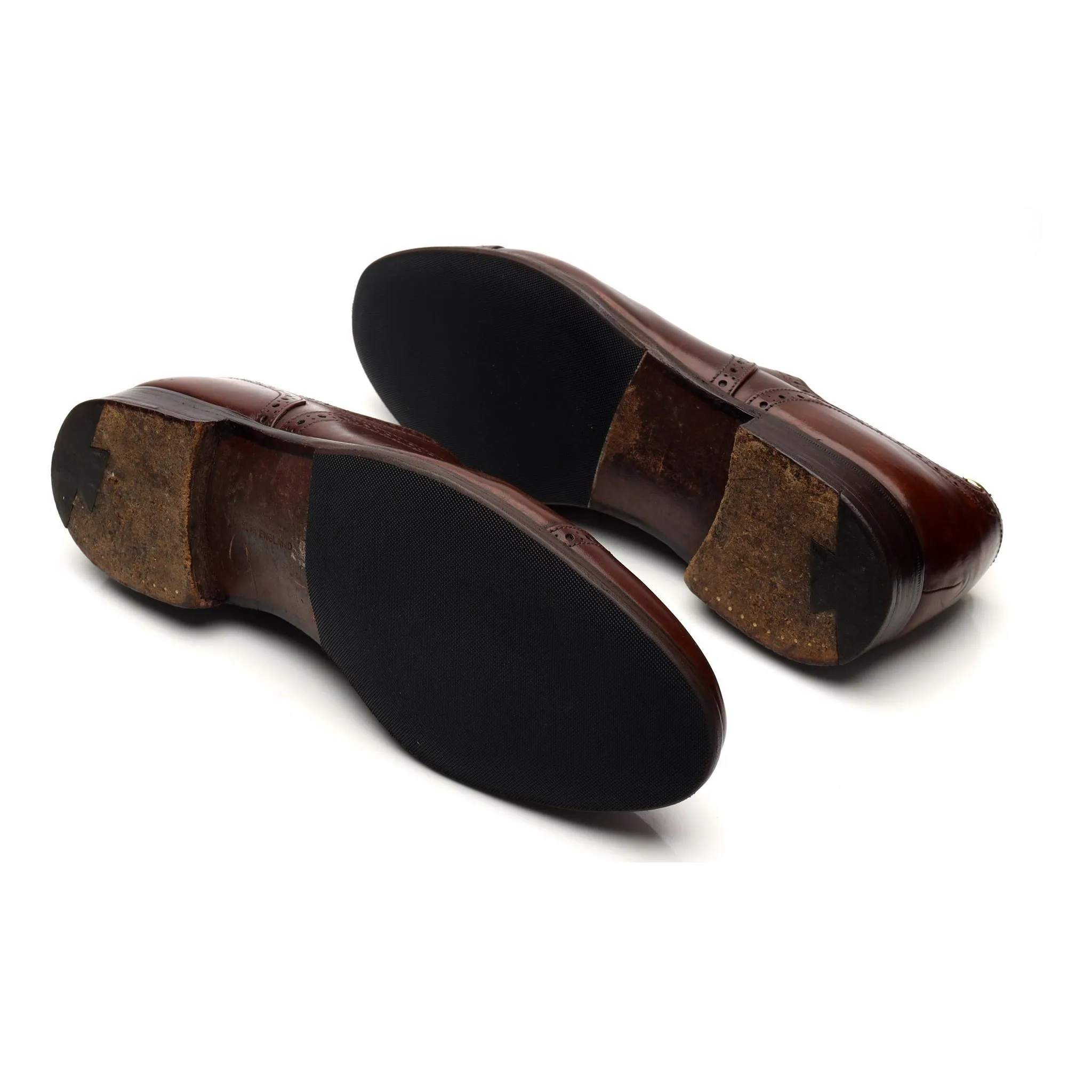 Brown Leather Oxford Brogues UK 9.5