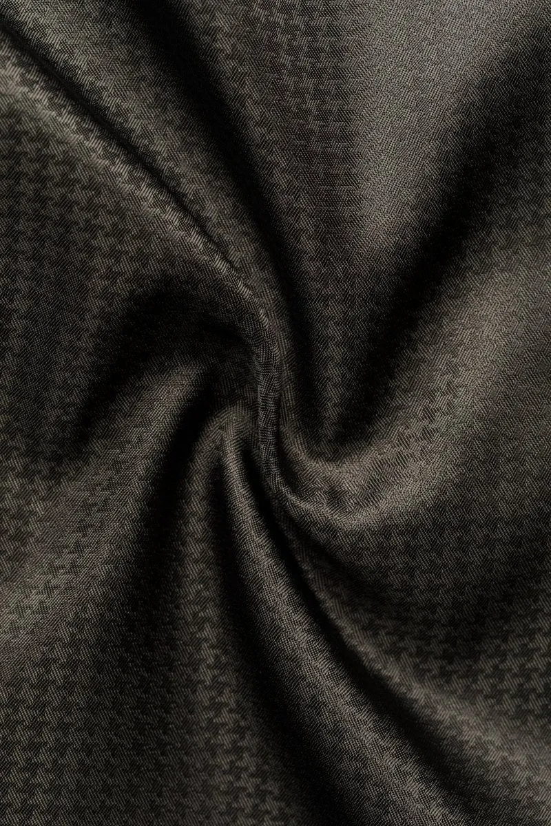 Brown Sharkskin 2 Button Suit