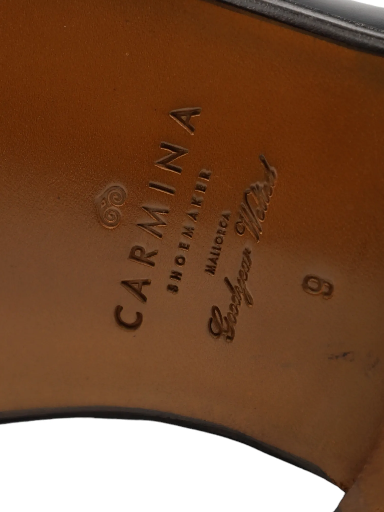 Carmina Black Cap Toe Oxford Lace-ups
