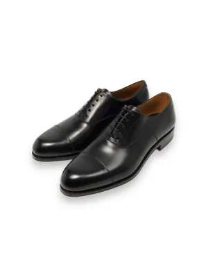Carmina Black Cap Toe Oxford Lace-ups