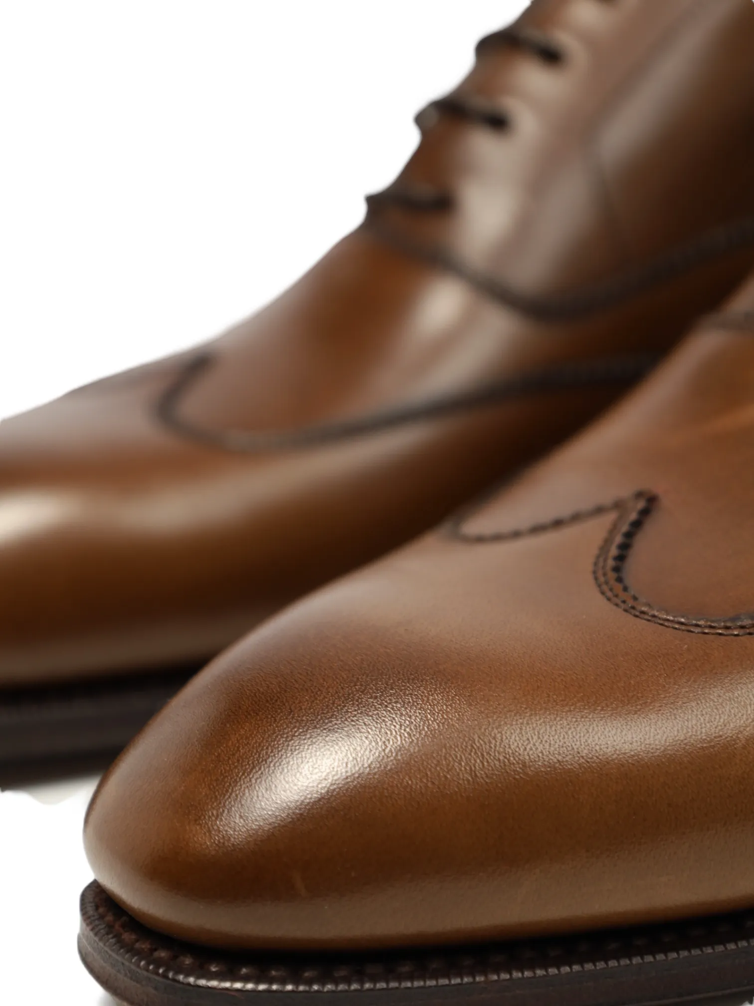 Carmina Brown Wingtip Oxford Lace-ups