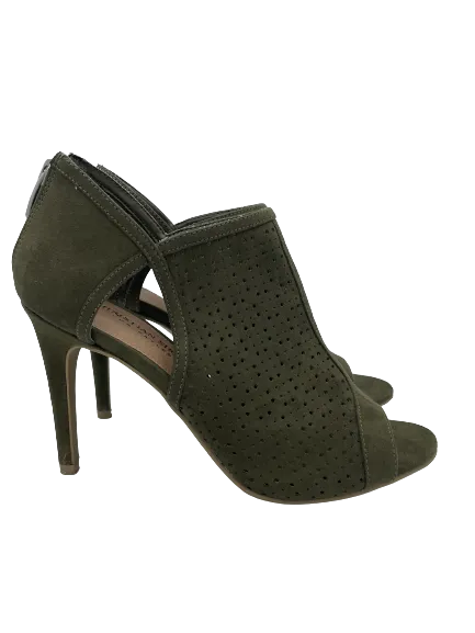 Christian Siriano Moss Green Heels