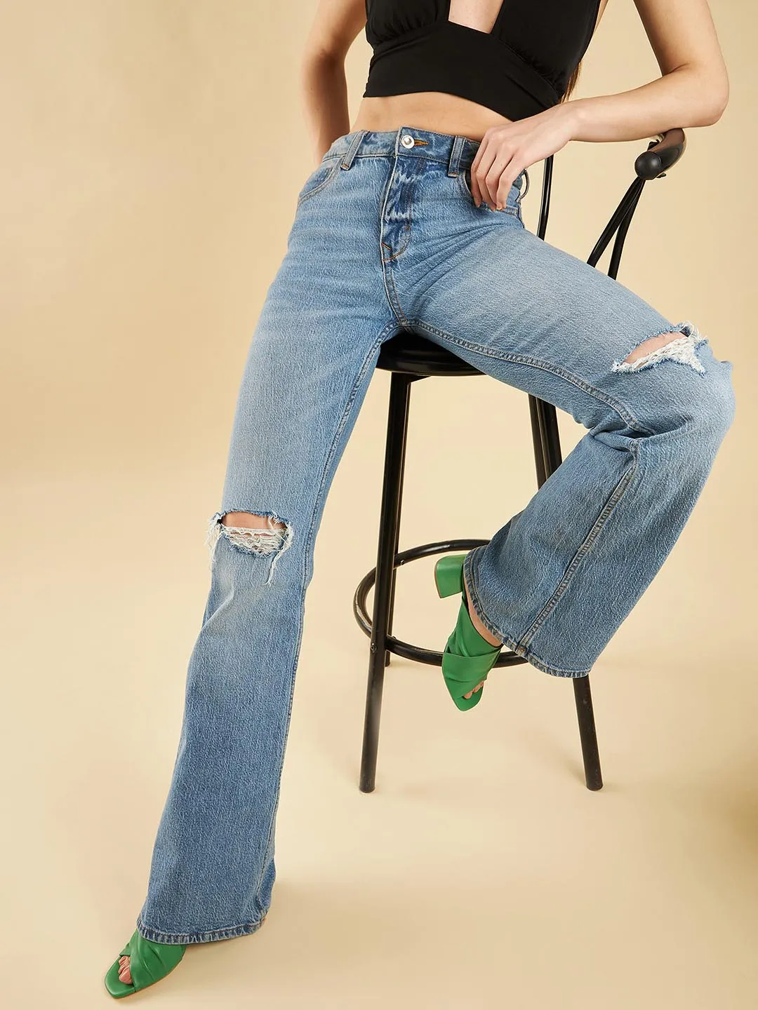 Christine Leather Heels