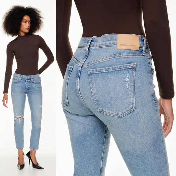 Citizens of Humanity Emerson Slim Boyfriend Jeans in Meadow Size 26