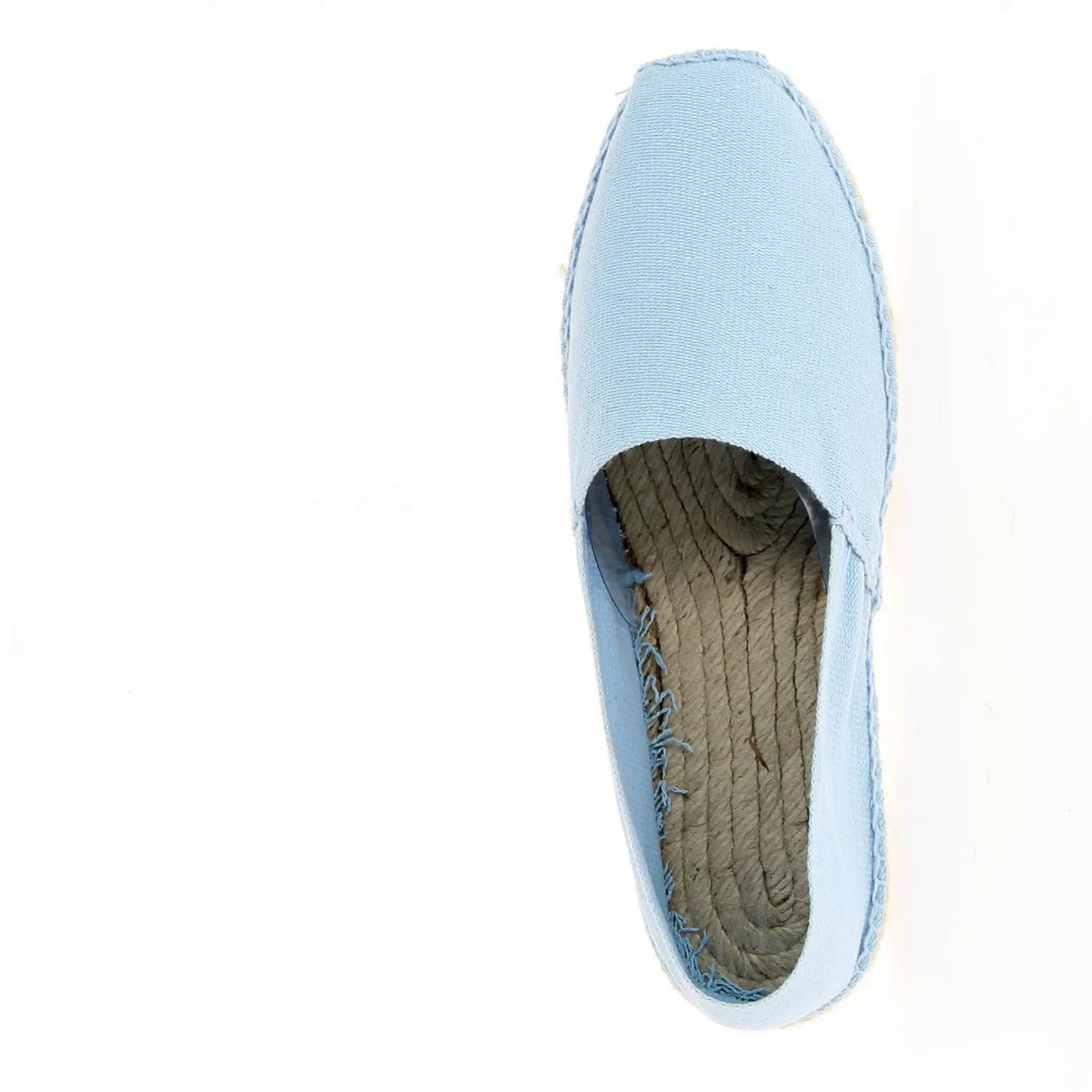 Classic Light Blue Espadrilles | Hand-Sewn & 100% Made in France