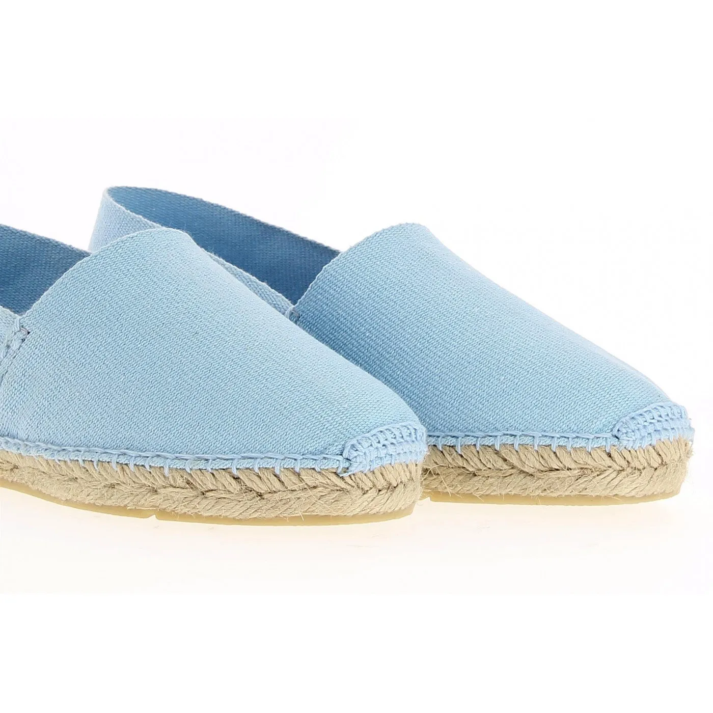 Classic Light Blue Espadrilles | Hand-Sewn & 100% Made in France