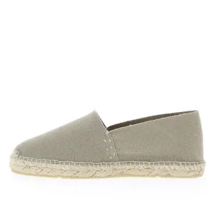 Classic Light Grey Espadrilles | Hand-Sewn & 100% Made in France