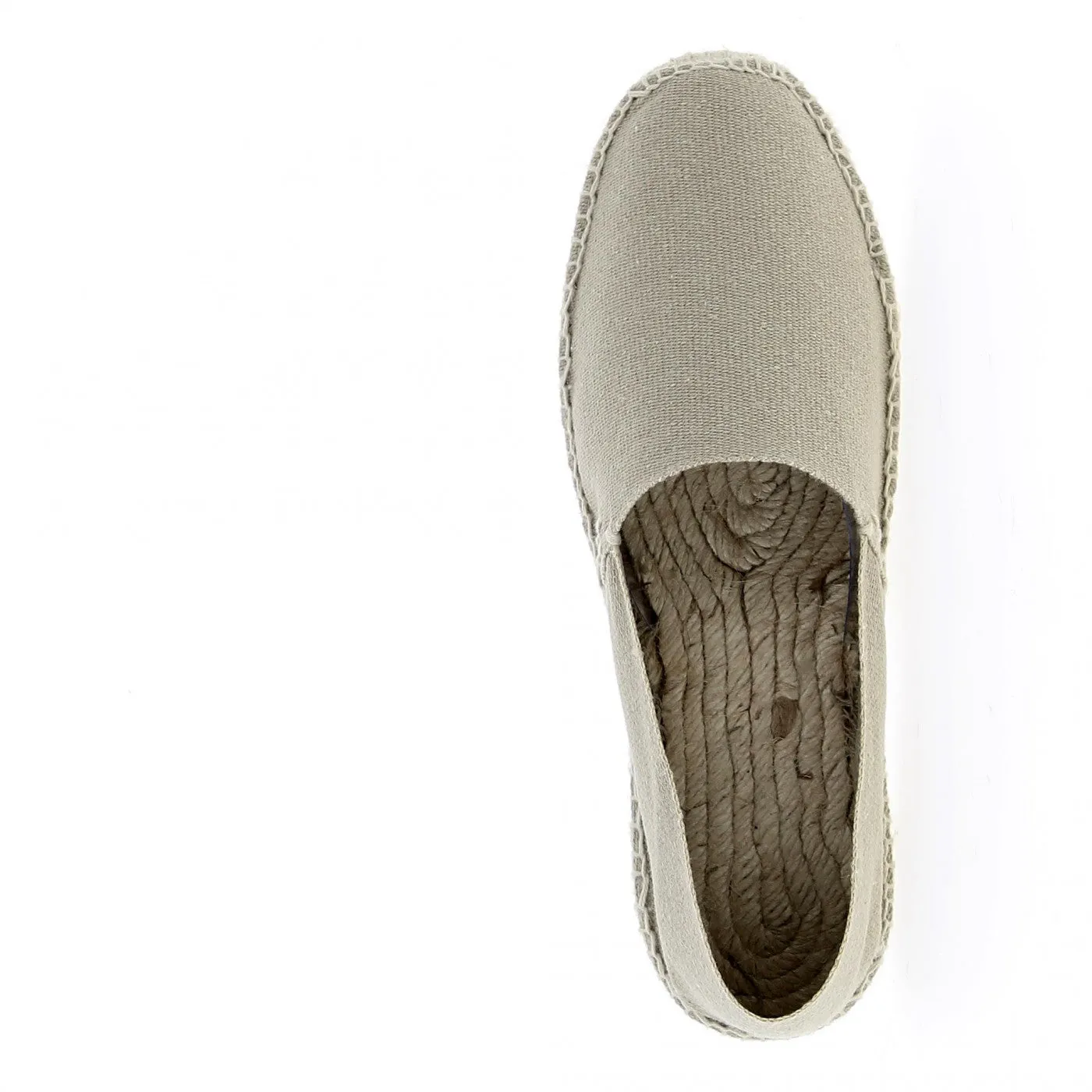 Classic Light Grey Espadrilles | Hand-Sewn & 100% Made in France