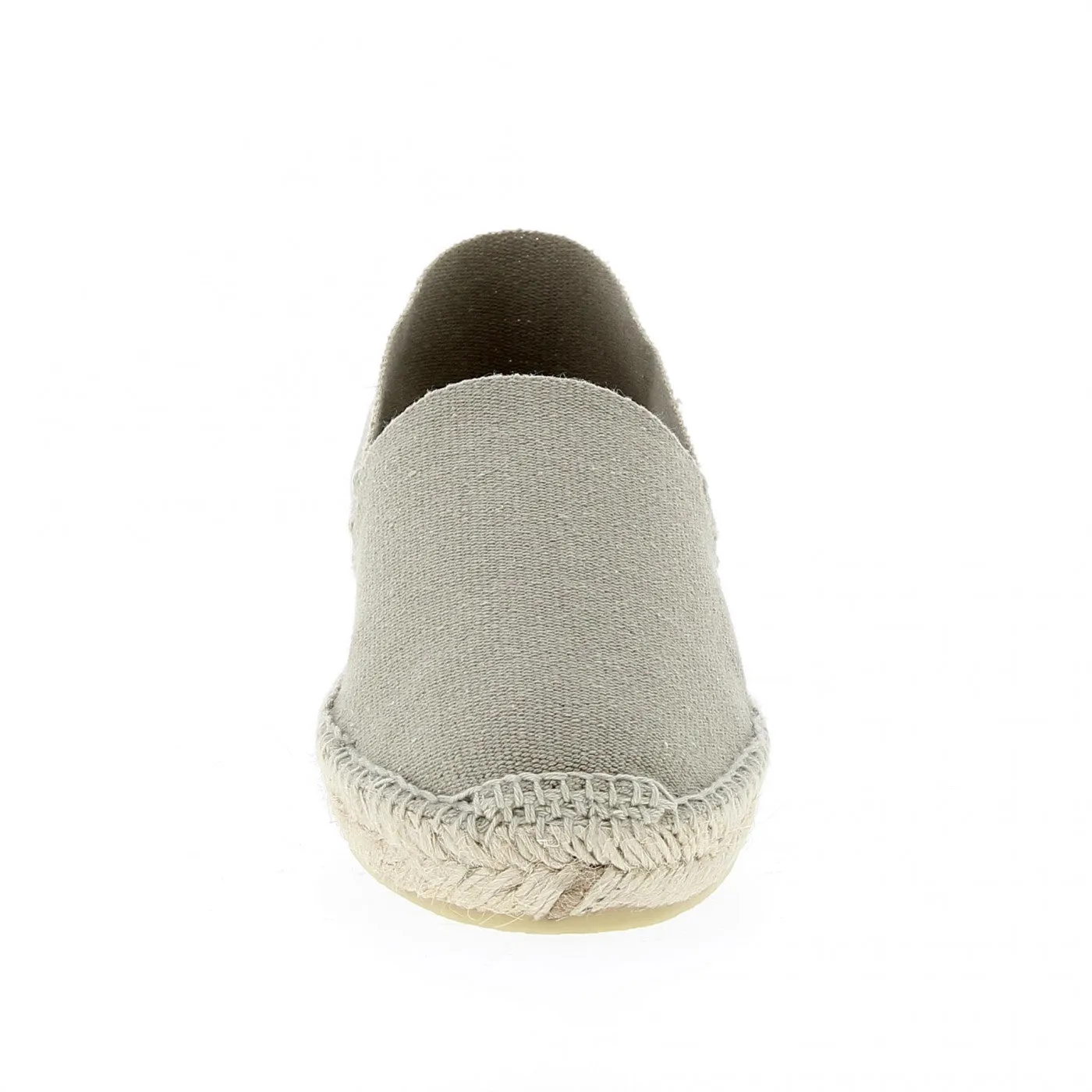 Classic Light Grey Espadrilles | Hand-Sewn & 100% Made in France