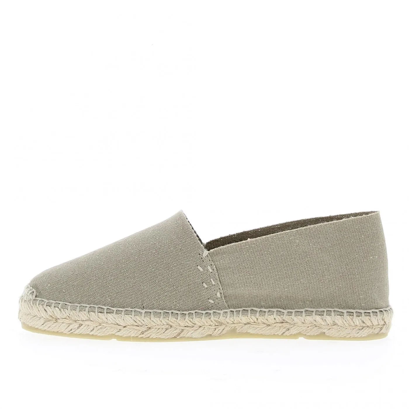 Classic Light Grey Espadrilles | Hand-Sewn & 100% Made in France