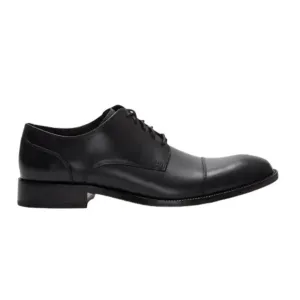 COLE HAAN Black Leather Benton Cap Toe Oxford ll Dress Shoes Men's Size 8