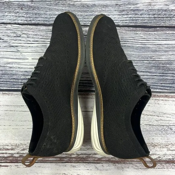 Cole Haan Grand Evolution Stitchlite Wingtip Black Oxfords C32152 Men’s Size 13