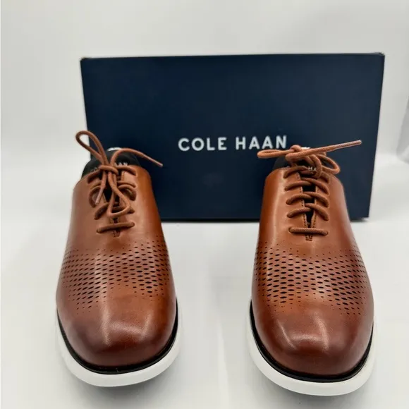 Cole Haan Men's 2.ZERØGRAND Laser Wingtip Oxfords 8.5 Wide