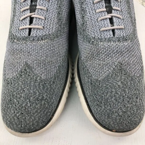 Cole Haan Men's Size 13M 2.ZeroGrand Magnet Ironstone Grey Wingtip Oxfords
