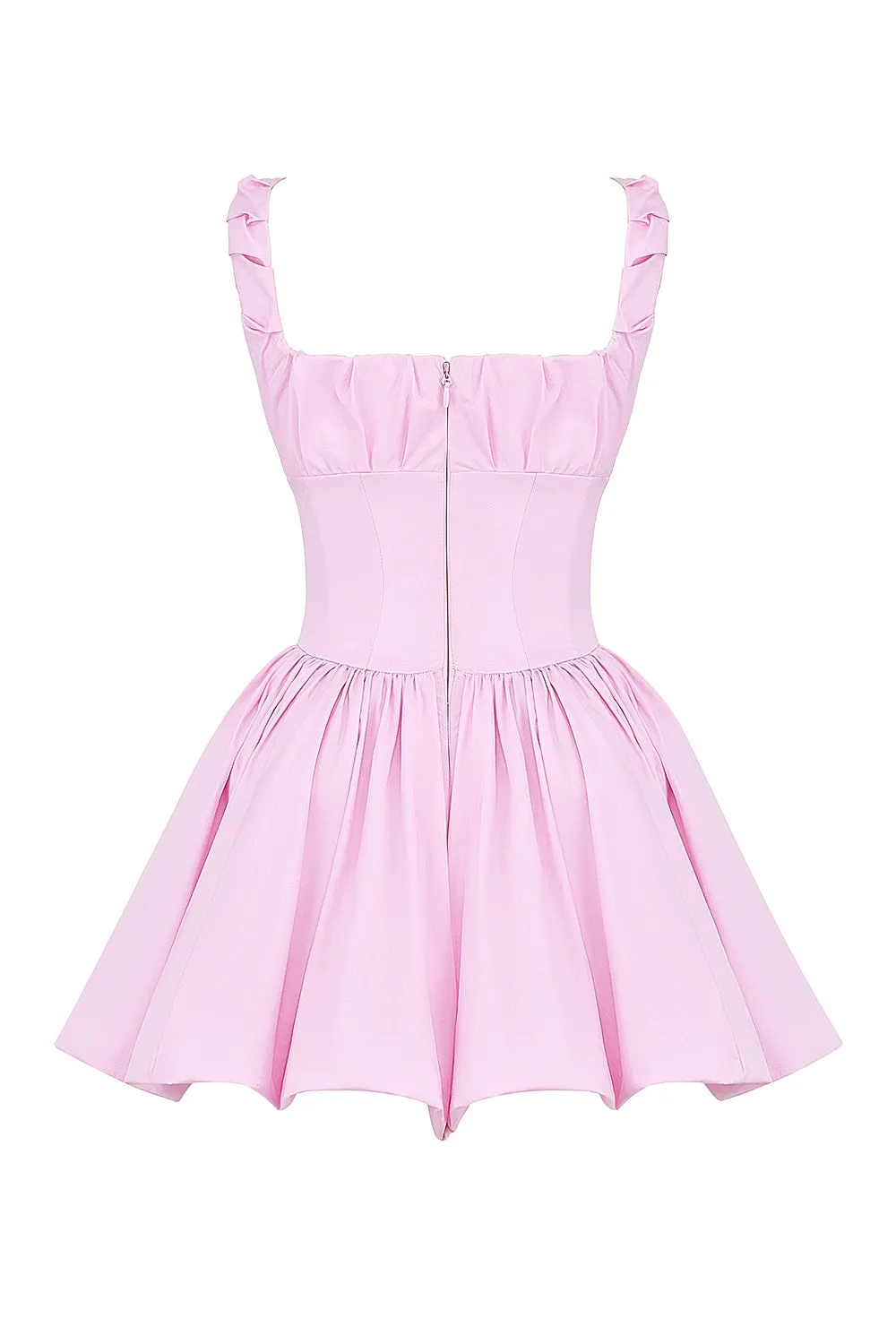 Cotton Candy Cotton Tulle Mini Dress in pink