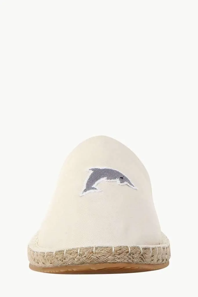 Dolphin Embroidered Espadrilles
