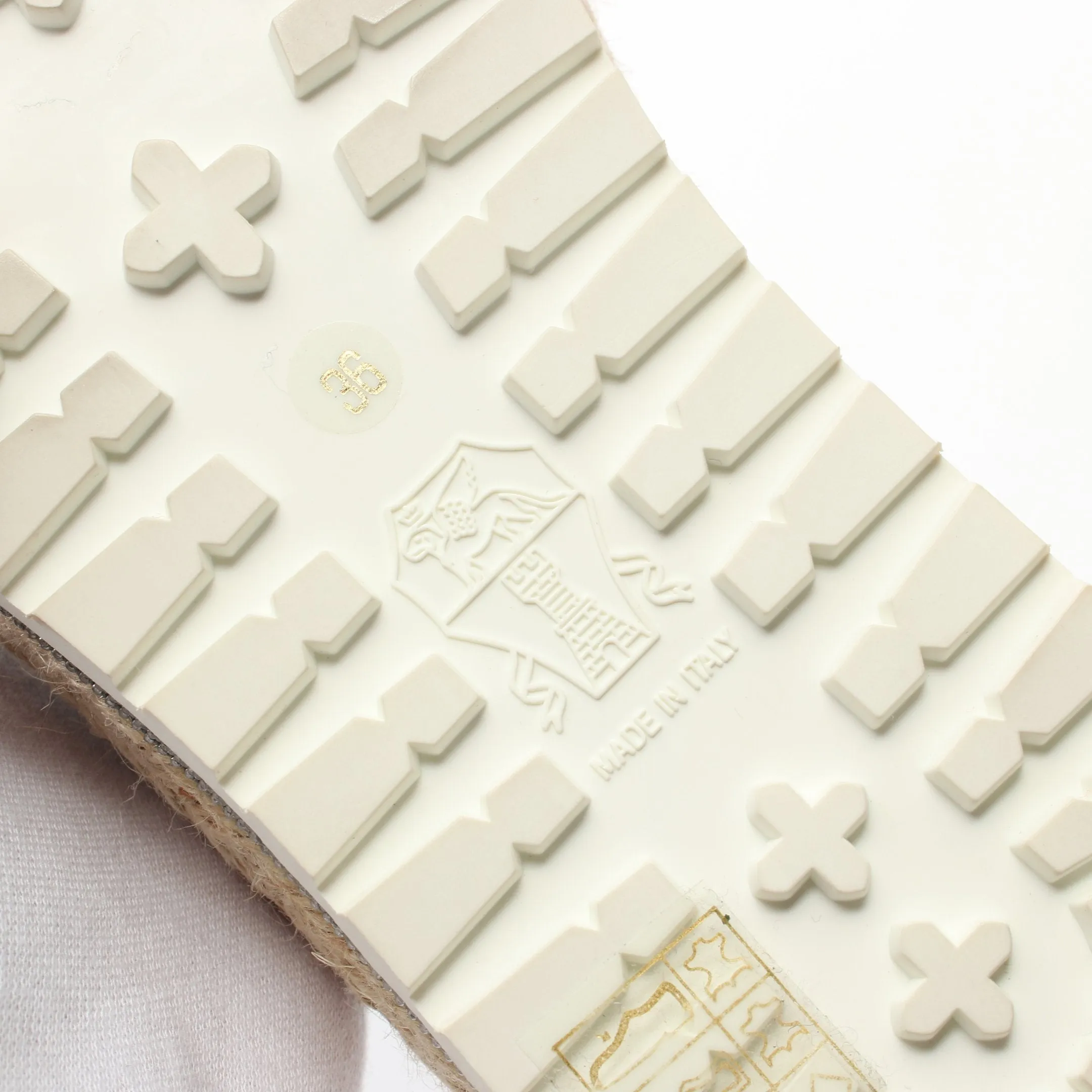 Espadrilles Sandals Flat shoes Leather Silver