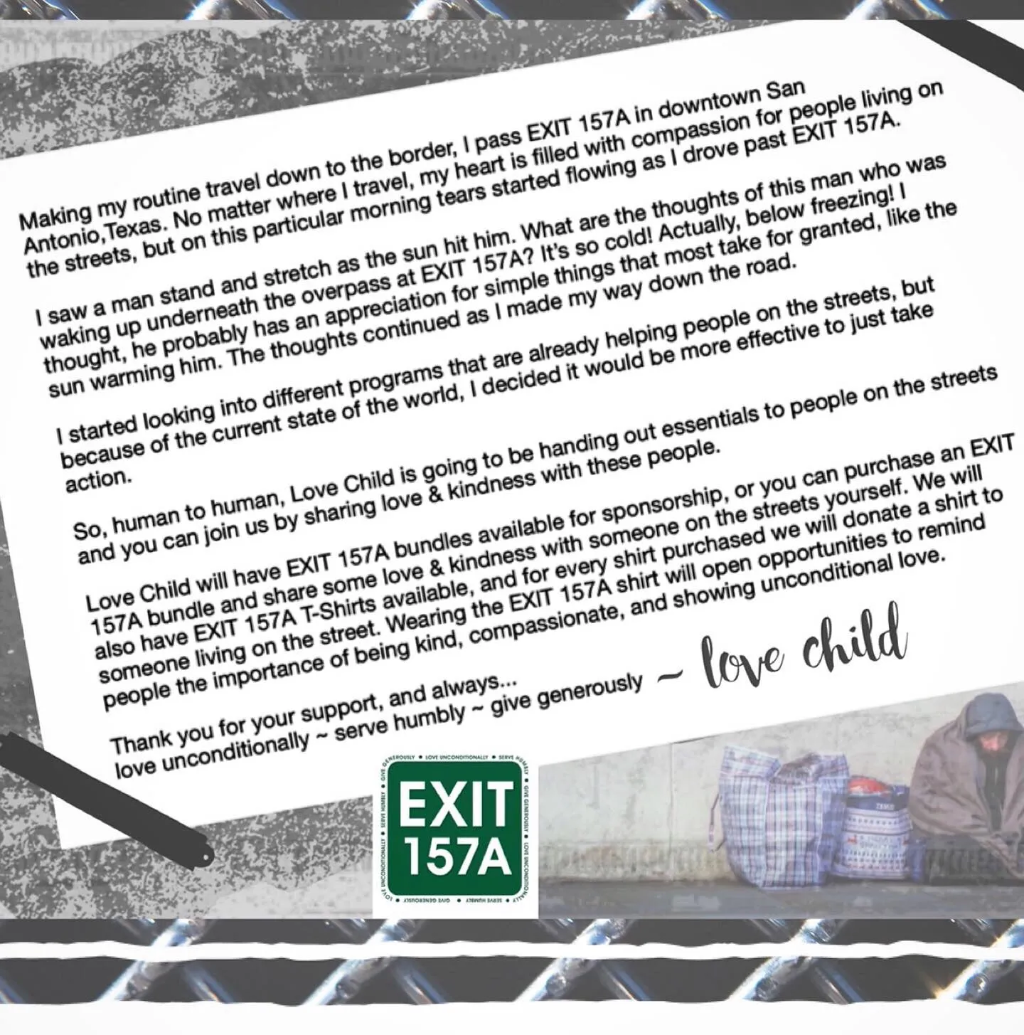 EXIT 157A Blanket Bundle Sponsorship