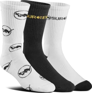 EXPOSURE SOCKS 3 PACK